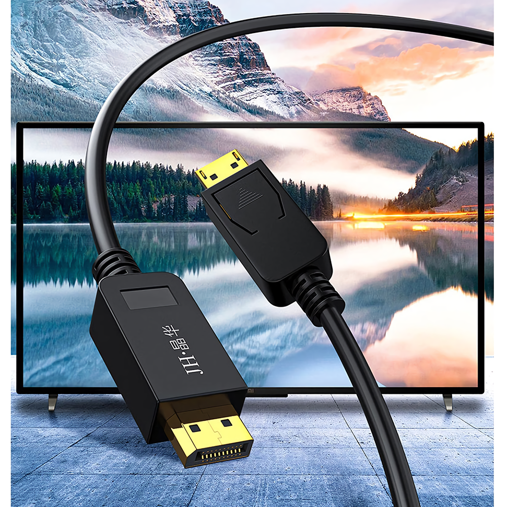 8K DisplayPort1.4 Cable DP1.4 Male to Male HD Cable 32.4Gbps HDR 3D Conection Cable for TV Projector Desktop PC