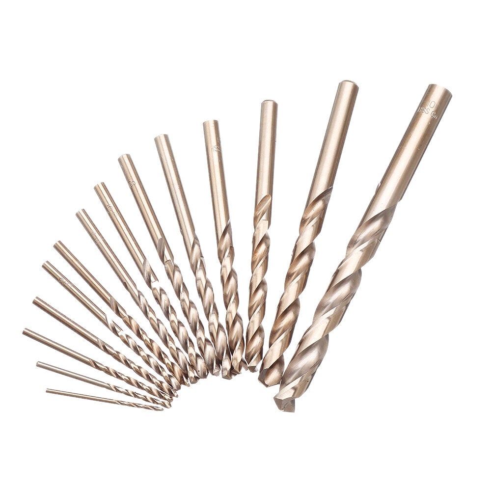 99Pcs M35 Cobalt Drill Bit Set 1.5-10mm HSS-Co Jobber Length Twist Drill Bits For Stainless Steel Wood Metal Drilling