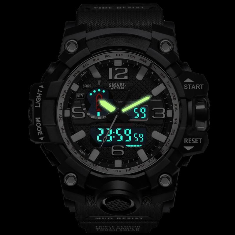 Waterproof Sport Dual Display Watch