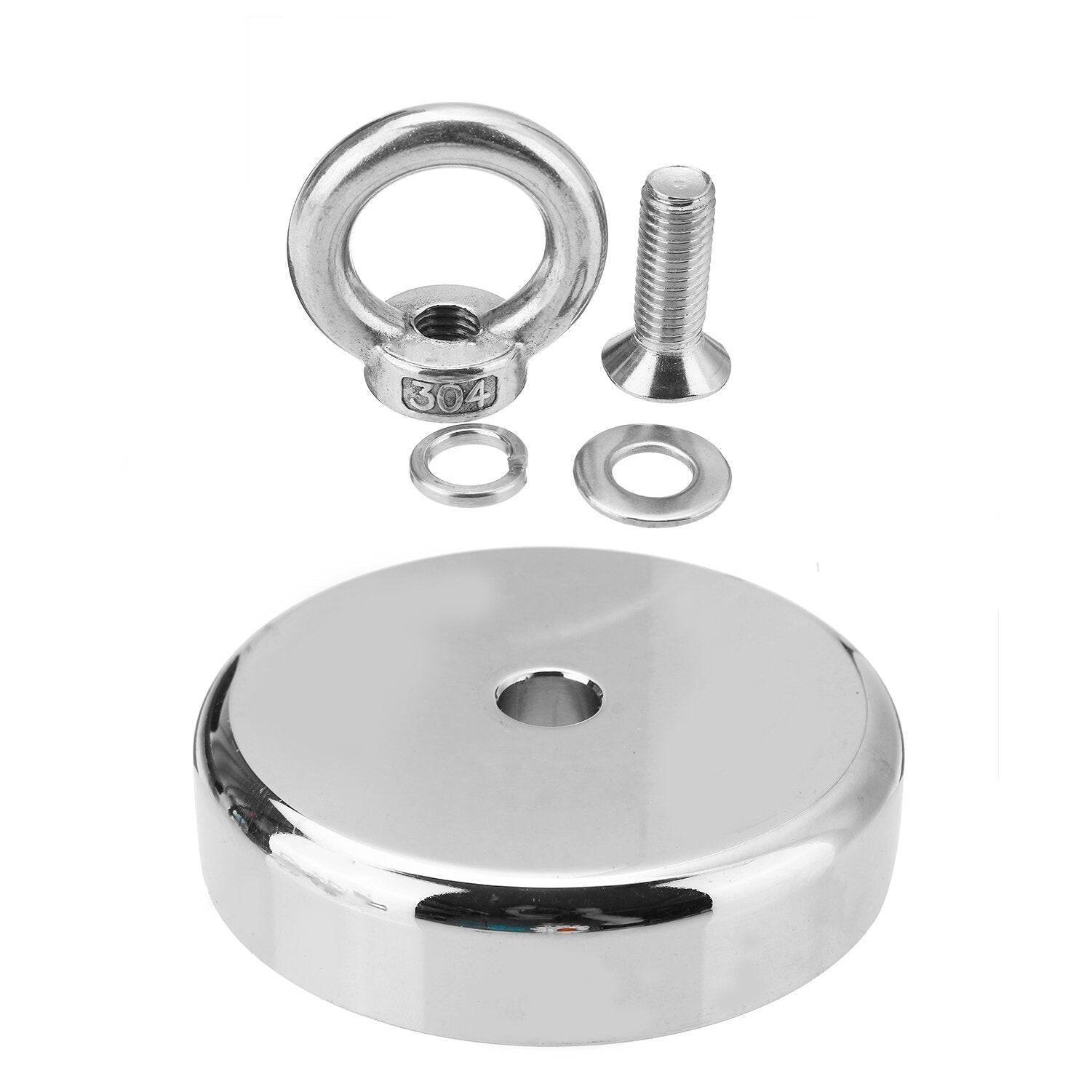 350KG/450KG/600KG Neodymium Magnet with 10m Rope for Detecting Metal Treasure