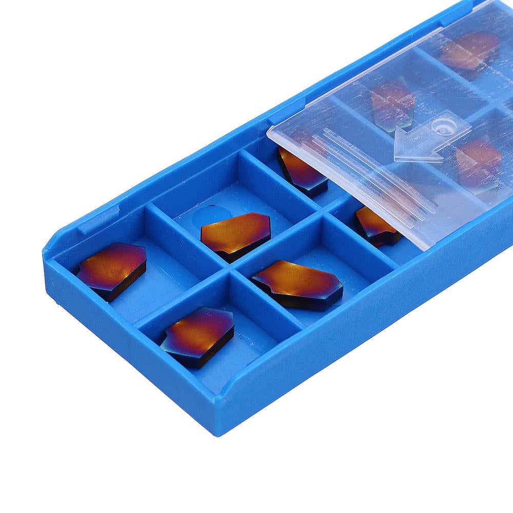 10pcs ZQMX3N11-1E Blue Nano Carbide Insert for Mill Cutter CNC Tool