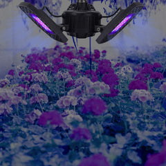 132LED Grow Light 2835 Full Spectrum 4 Blades Hydroponic Plant Veg Flower Lamp AC85-265V