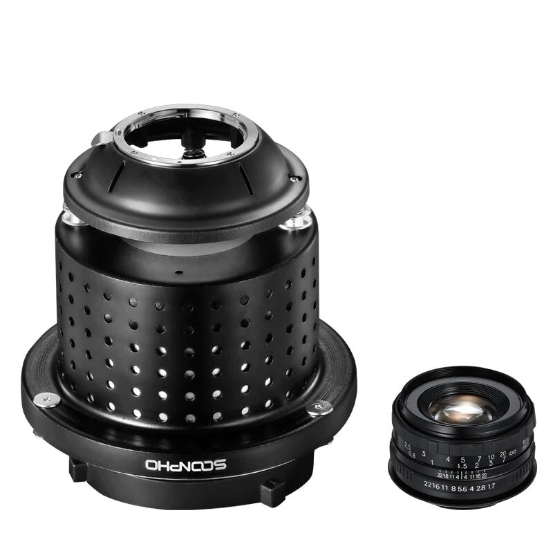 Condenser Photoflash Beam Tube with Lens Focalize Conical Snoots Photo Optical Art Special Effects Shaped Beam Light Flash Light Cylinder