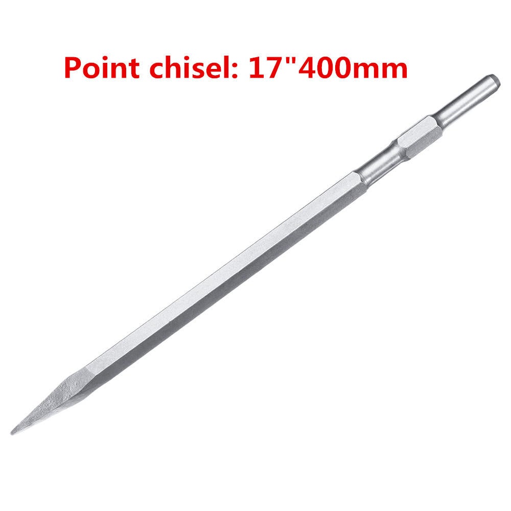 17mm SDS Plus Chisel Flat/Point/U Type For Electric Hammer Drill Jackhammer 0810/0840