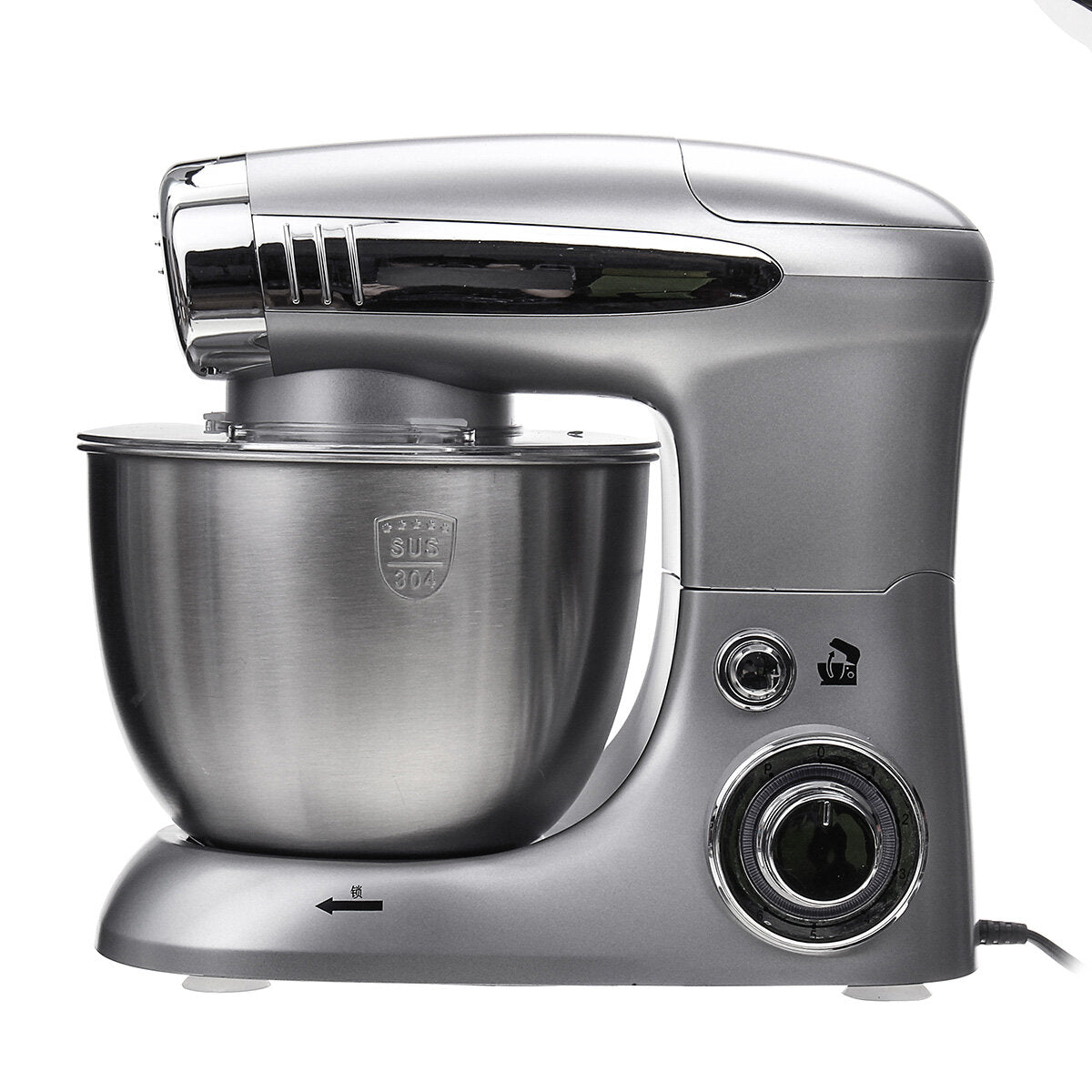 Multi-function 3 in 1 Kitchen Electric Mixer 1000W 6 Speed Kneading Dough Machine Egg Beater Electric Mixer Cream Whipping Machine For Home Baking