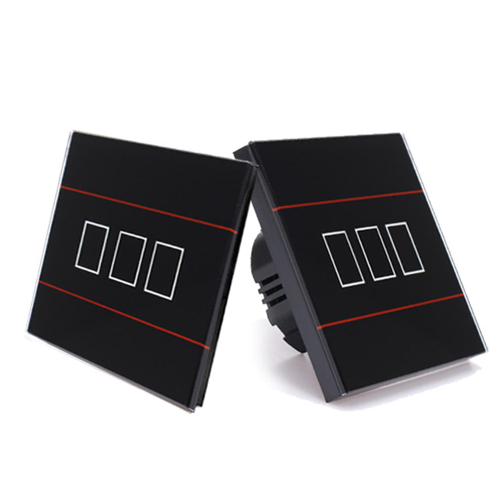 Single Frewire 3 Way RF433 Intelligent Remote Control Smart Switch With Wireless Random Stickers For Smart Home