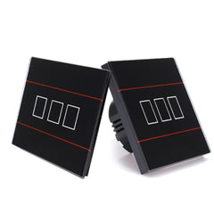 Single Frewire 3 Way RF433 Intelligent Remote Control Smart Switch With Wireless Random Stickers For Smart Home