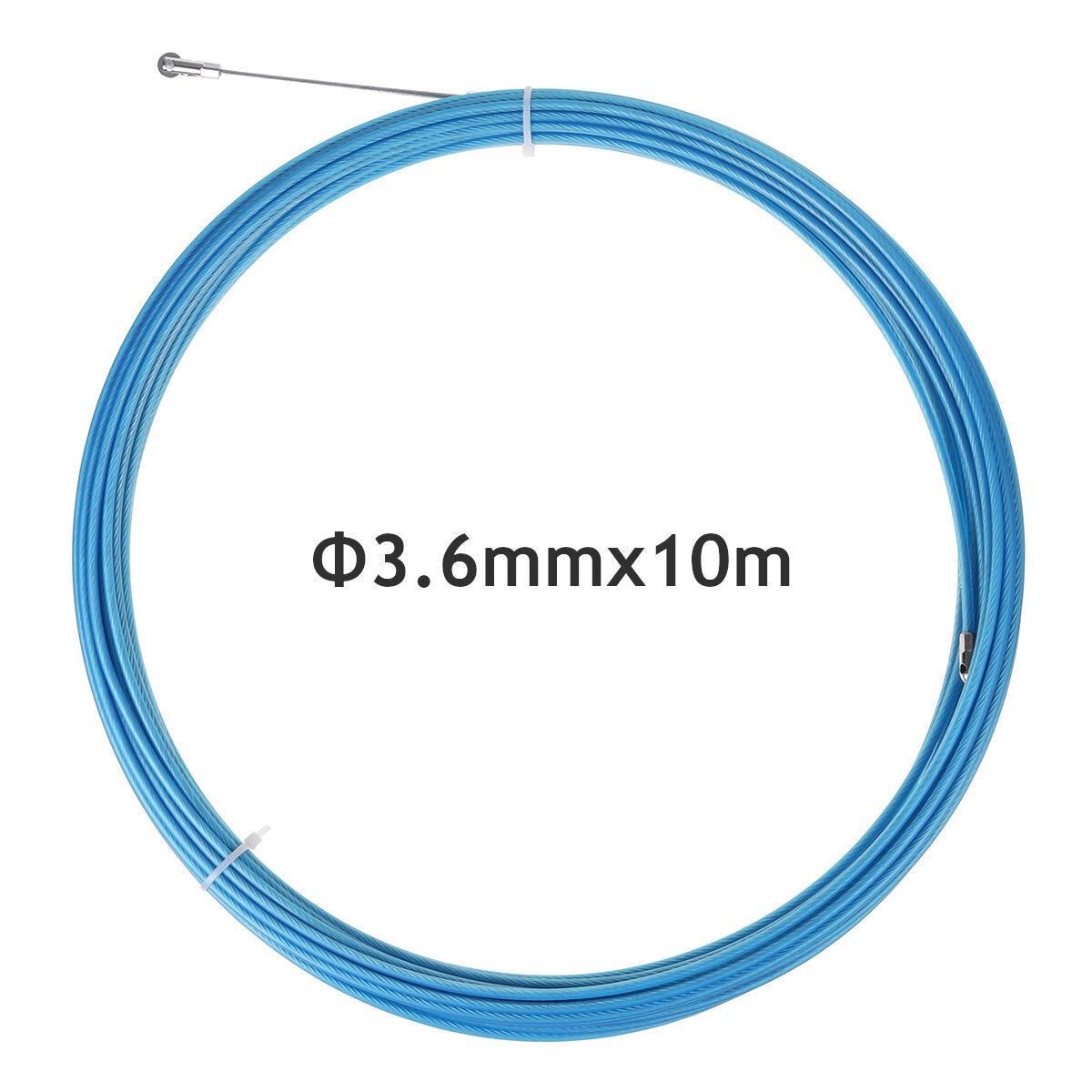 3.6mm Diameter 10-30m Length Durable Cable Puller Fiberglass Wire Cable Puller Electrical Tool Fish Tape 10m to 30m Length