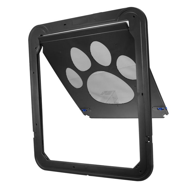 37*42cm Large Medium Dog Cat Pet Door Screen Window ABS Magnetic Auto Lock Flaps