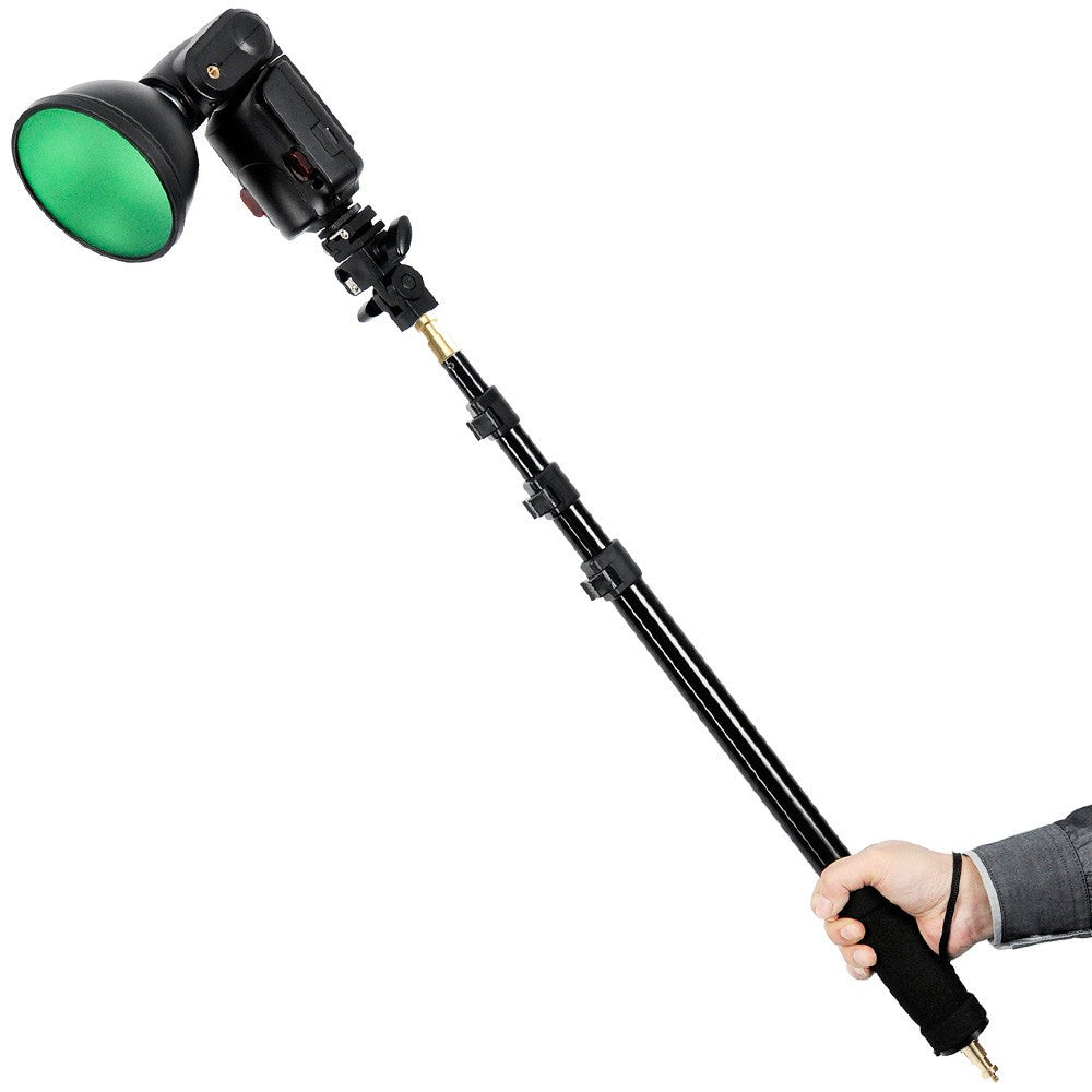 21-63"/55-160cm Portable Light Boom Pole Stick 1/4" Male Thread for WITSTRO Flash AD180 AD360