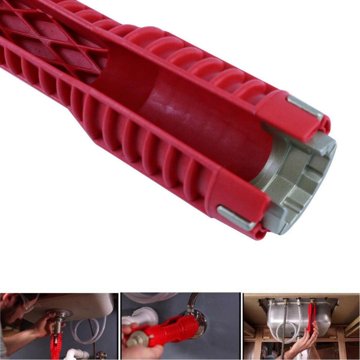 Multi-functional Double Head Sink Faucet Wrench Water Pipe Tubing Socket Wrench