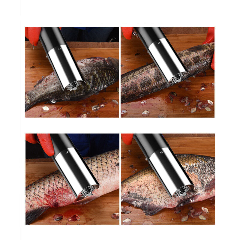 Electric Fish Scaler Cordless Cleaner Fish Remover Machine Scraper