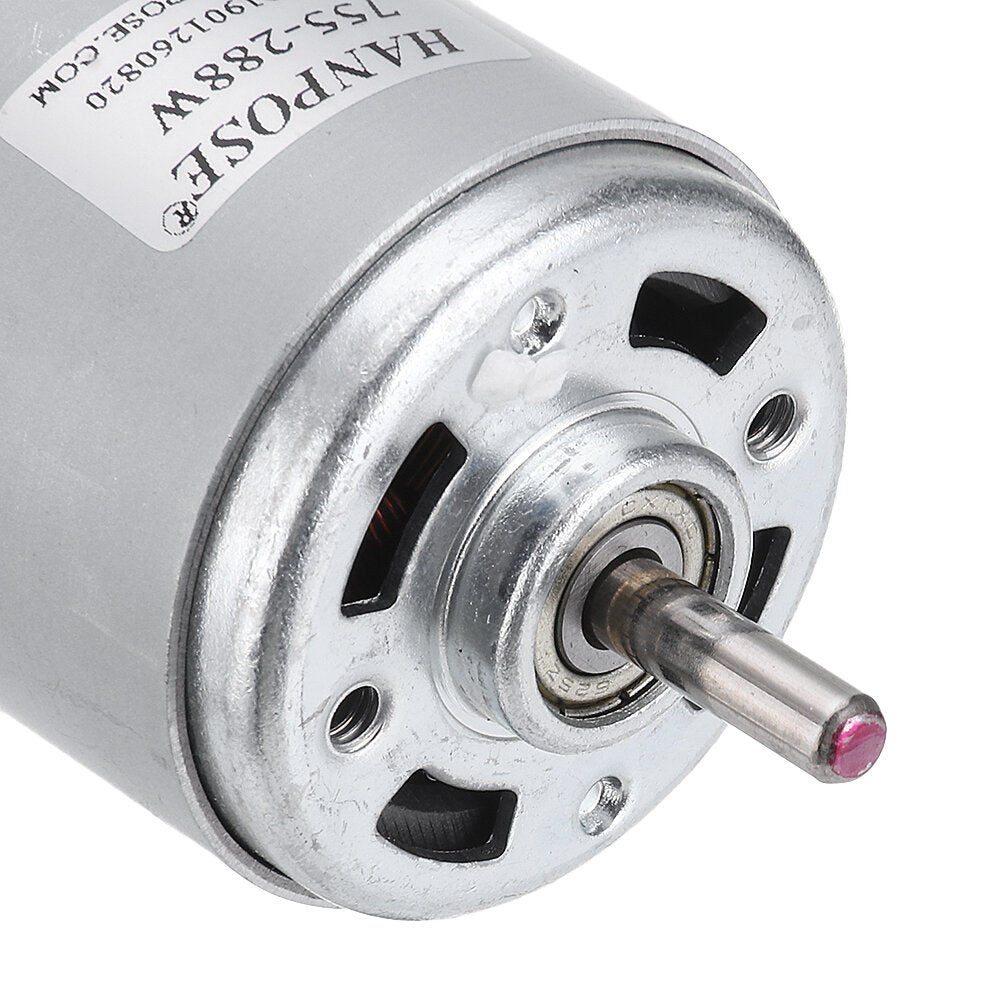 DC 12V 24V 80W 150W 288W DC Motor Large Torque High Power DC Motor Double Ball Bearing Spindle Motor