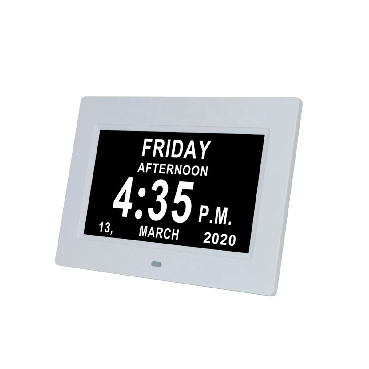 7Inch LED Digital Photo Frame Large Font Clock Automatically Adjusts Brightness