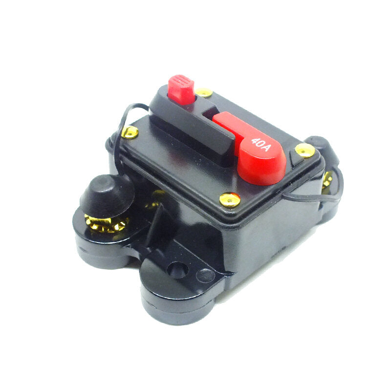 Car Truck Circuit Breaker Self-recovery 40A 50A 60A 80A 100A 150A 200A 250A 300A Auto Audio Fuse Holder Power Insurance 12V 24V