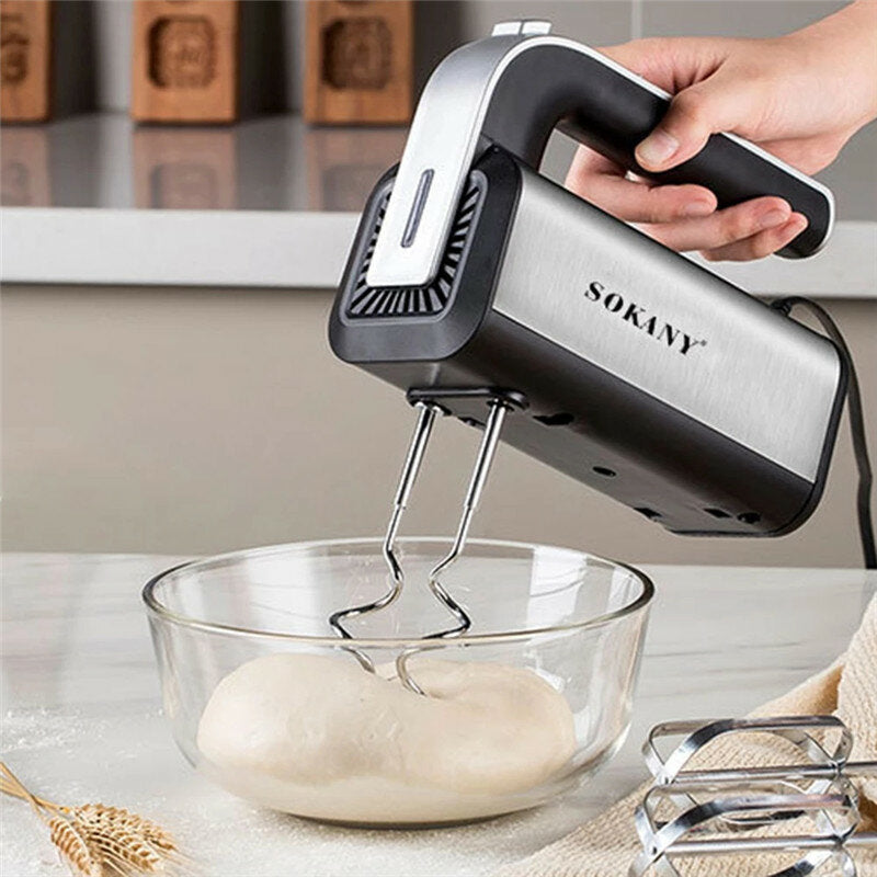 Electric Hand Mixer Egg Beater Spiral Whisk Cream Kitchen Cooking Tool