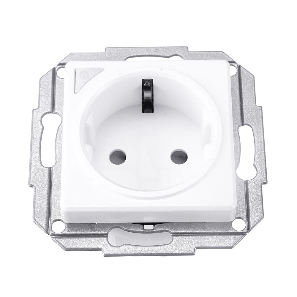 Dual DE EU WiFi Smart Light Wall Switch Socket Outlet Tuya Wireless Remote Control Work with Alexa Google Home