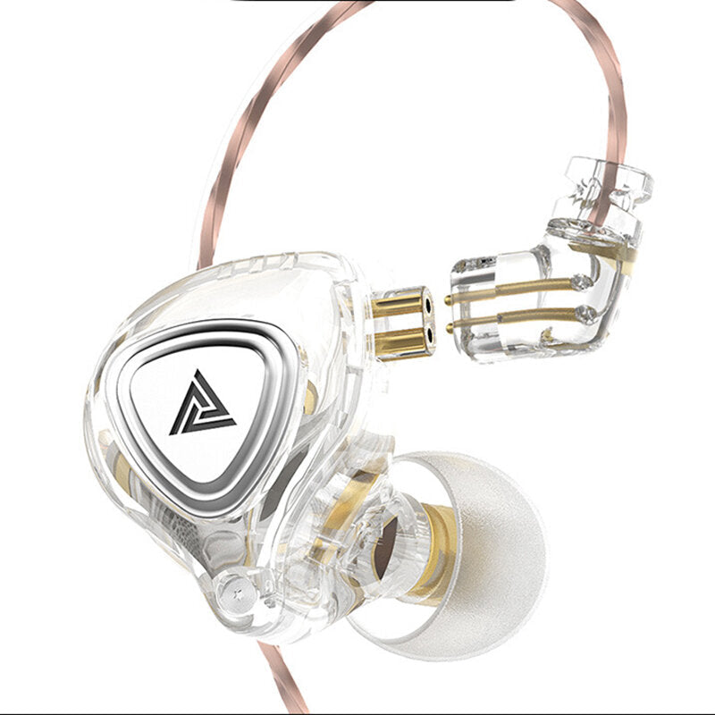 Dynamic In-Ear Earphones Noise Cancelling Sport Music Headphones with Detachable Cable