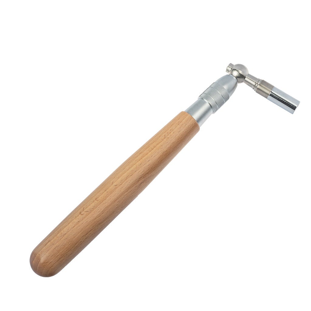Professional Piano Wrench Maple Wood Handle Stainless Steel Hammer Tuner Tools Tuning Tool