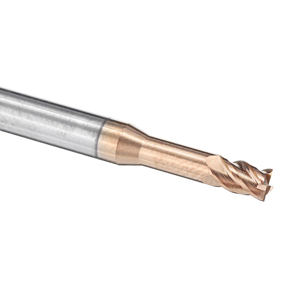 2.5/3.0mm 2 Flutes Long Neck End Mill HRC60 Deep Notch Cutter Milling Cutter