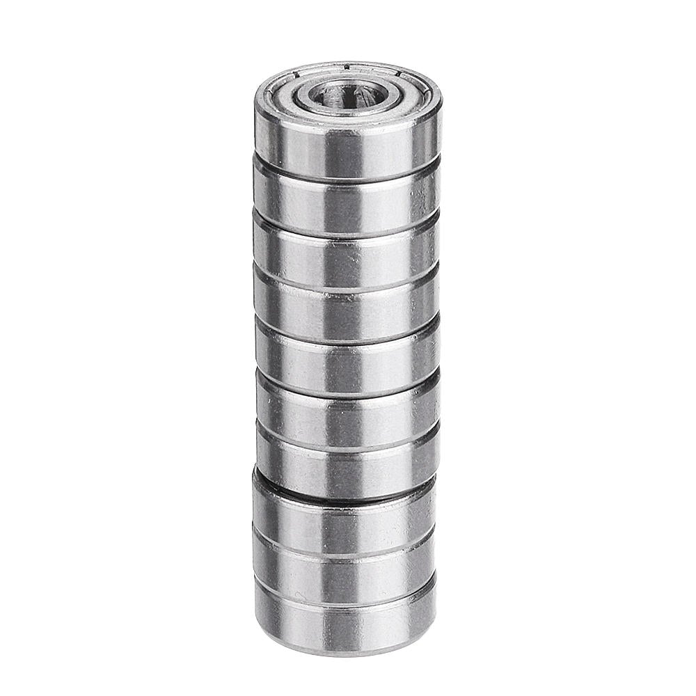 10pcs Bearing I.D 5mm Steel Double Shielded Miniature Deep Groove Ball Bearing