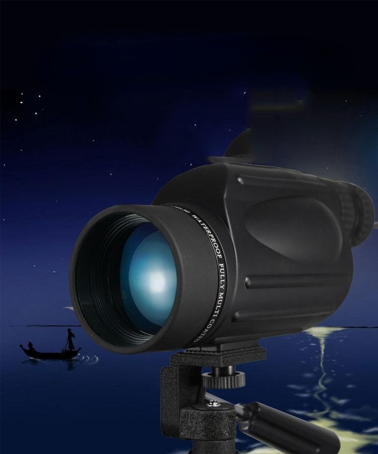 30x50 Zoom Focus Spotting Monocular HD Nitrogenization Waterproof Bird Watching Telescope
