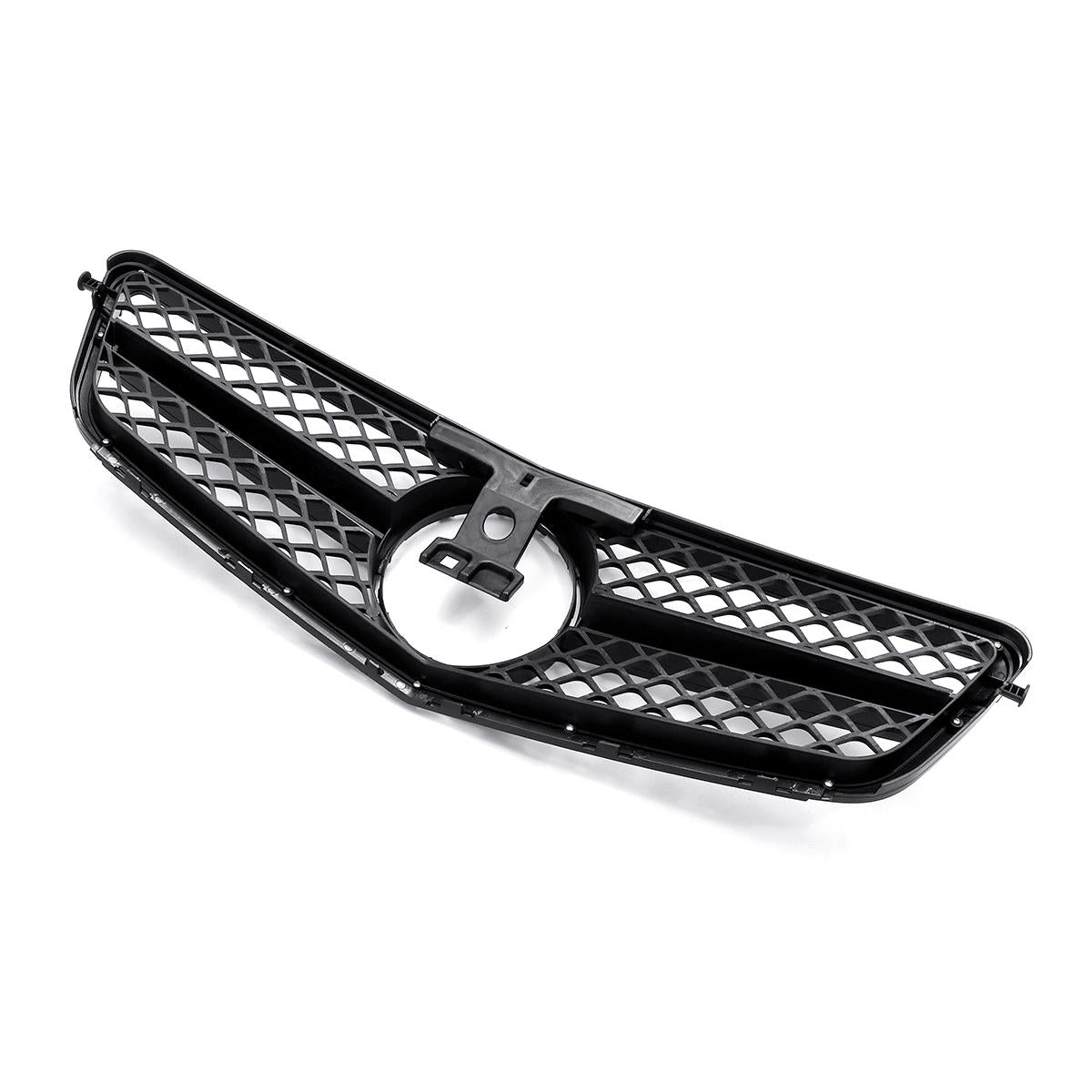 C63 AMG Style Front Upper Grille Grill For Mercedes Benz C Class