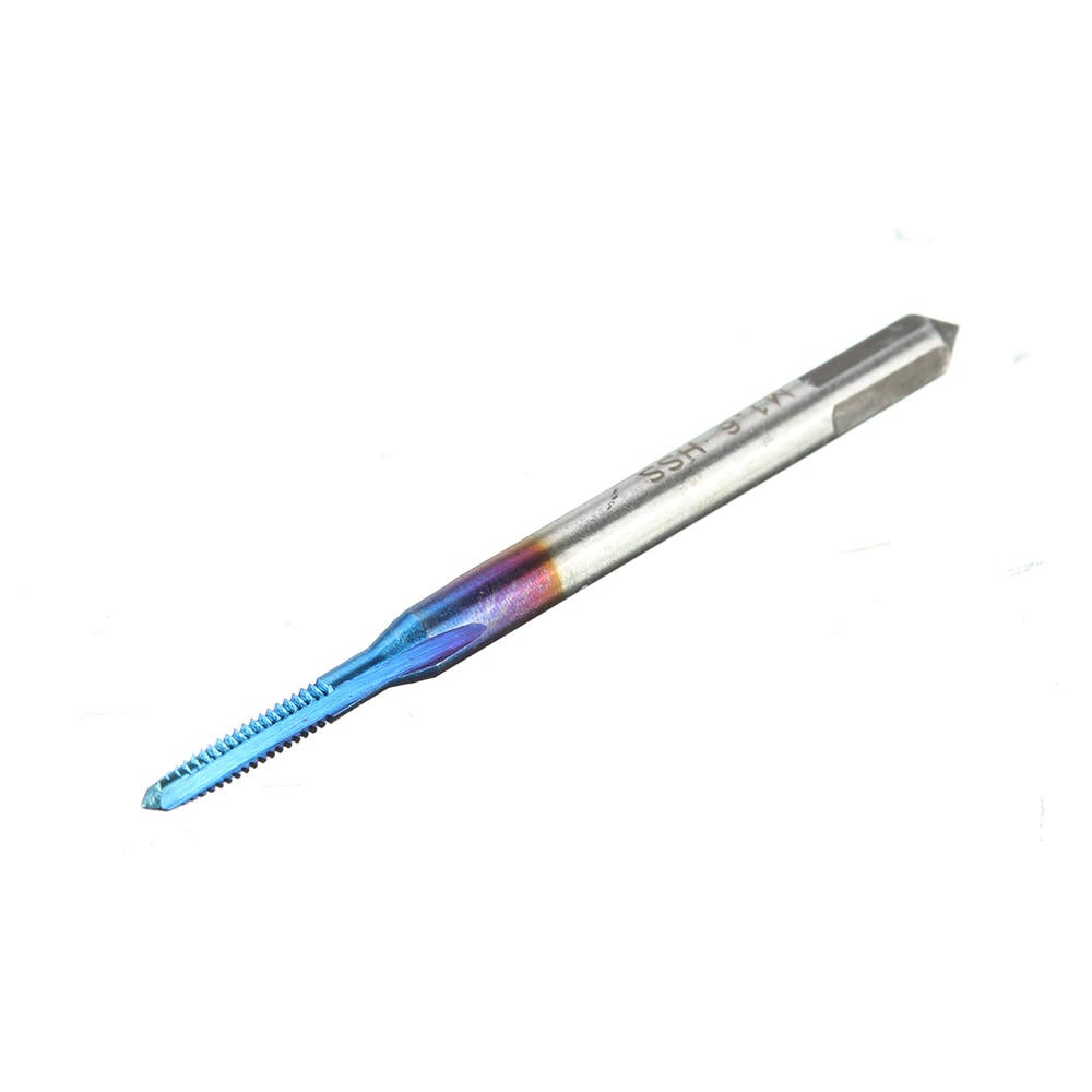 M1-1.8 Nano Blue Coated Metric Thread Tap Straight Flute Machine HSS Screw