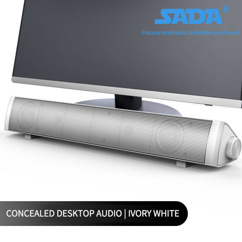 Computer Audio Desktop Wireless Bluetooth Speaker Subwoofer Bass Surround Sound Box for PC Laptop Tablet MP3 MP4