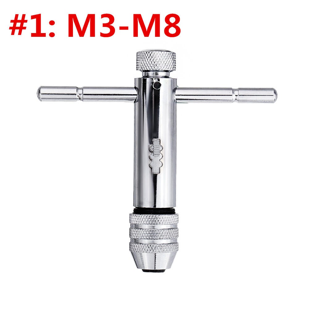 T-handle Screw Tap Handle M3-M8 M5-M12 Standard and Extended Length Tap Wrench Hand Tapping Tool