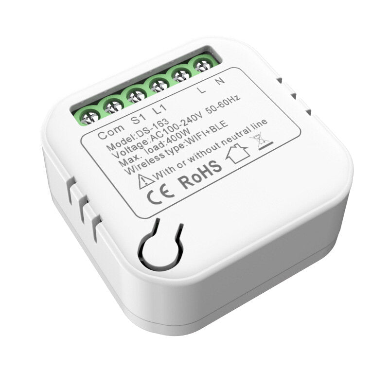 Smart WIFI Dual Control On-off Switch Dual-line Shared Switch Module Mobile Phone Voice Control Works with Amazon Alexa /Google Home