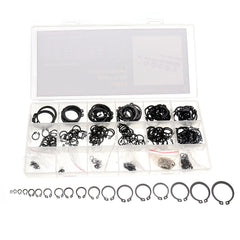 300Pcs Heat Treated Carbon Steel C-Clip Retaining Rings Circlip Snap Ring Set 9-32mm