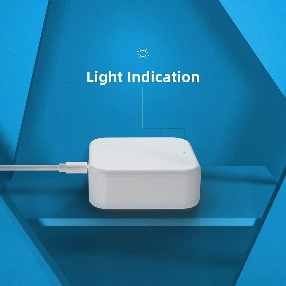 Wifi Bluetooth Smart Electronic Door Lock Adapter Gateway APP Remote Control Type-C Recharge