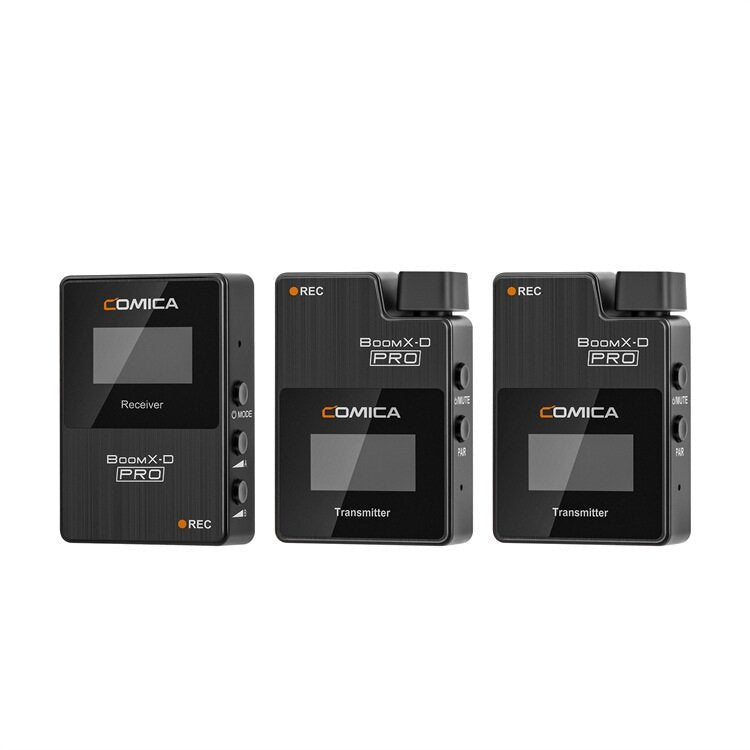 One-Trigger-Two 2.4G Digital Wireless Microphone System3.5mm Interface for DSLR Cameras