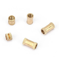 450Pcs M2 M3 M4 Brass Knurled Thread Nuts Insert Embedment Nuts Assortment Kit