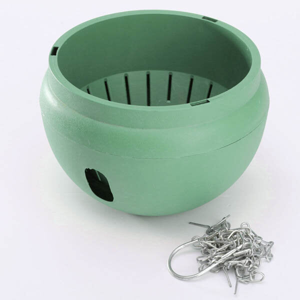Plastic Hanging Planter Pot Home Yard Hanging Flowers Baskets With Chain