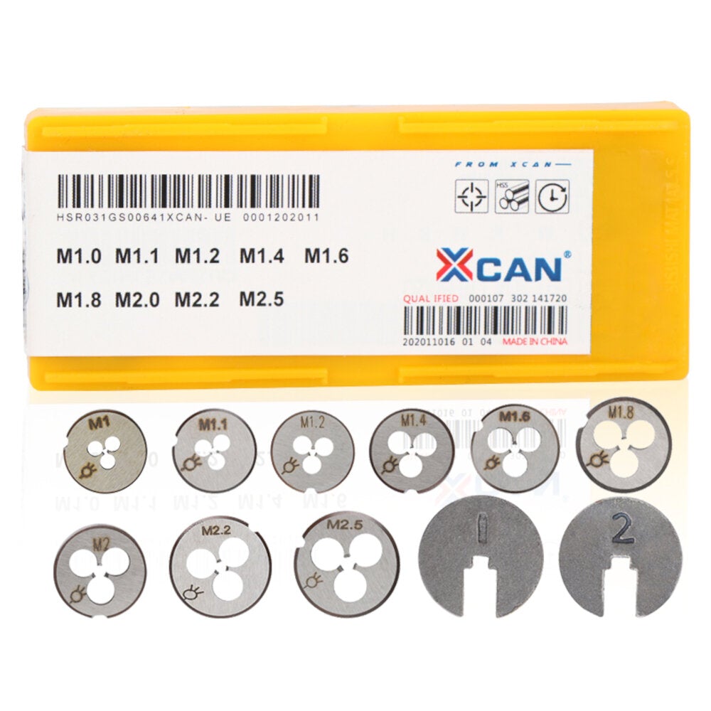 31pcs Multifunction Tap Die Set M1-M2.5 Metric Thread and Screw External Cutting Tapping Hand Tool Kit