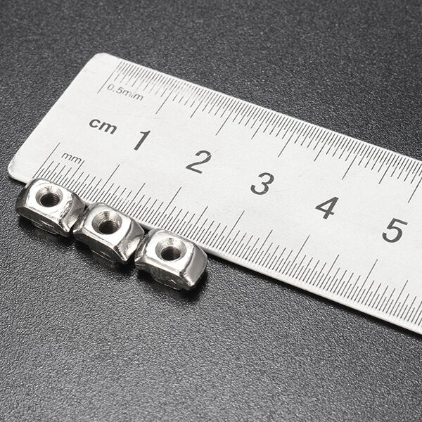 50pcs T Sliding Nut Zinc Plated Carbon Steel T Sliding Nut for 2020 Aluminum Profile