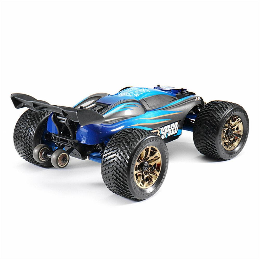 Speed w/ 2 Battery 120A Upgraded 1/10 2.4G 4WD Truggy RC Car Truck Vehicles RTR Model