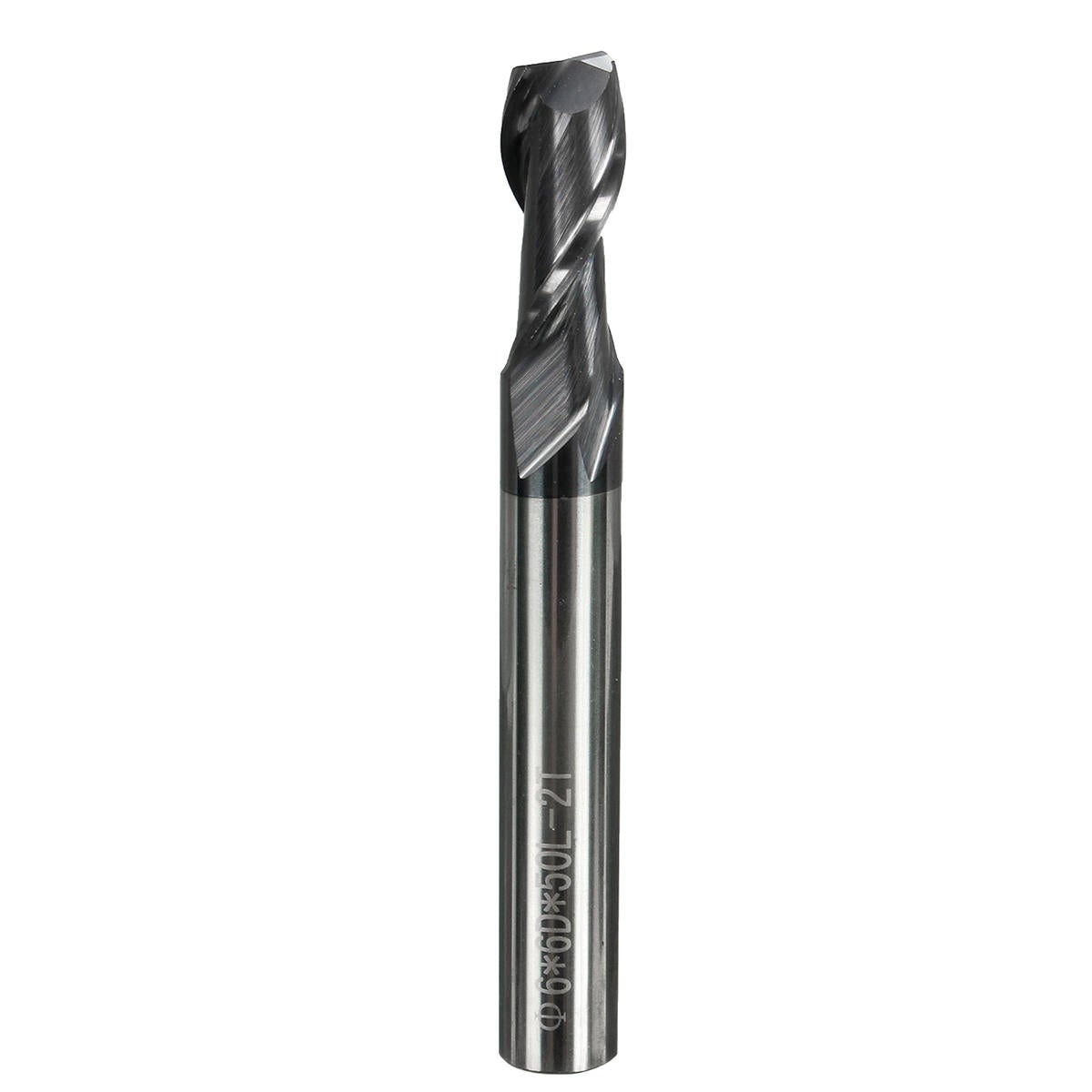 5pcs 6mm Solid Carbide Tungsten Coated 2 Flute End Mill Slot Drill Milling Cutter