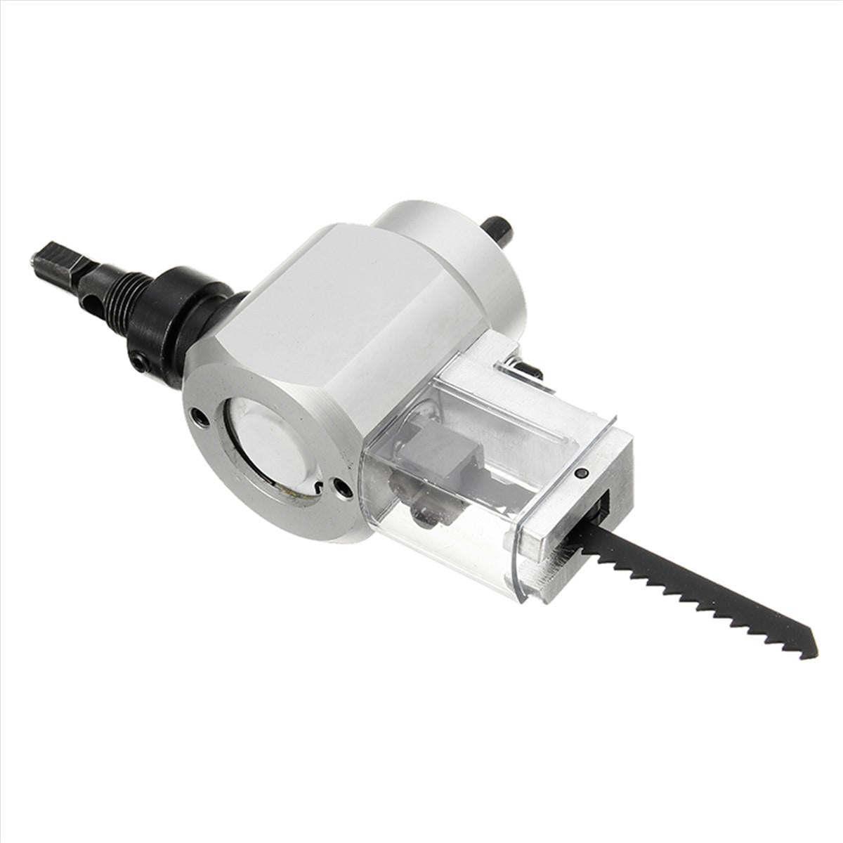 Double Head YT-180A Wood Sheet Metal Nibbler Cutter Power Drill Attachment Holder Tool