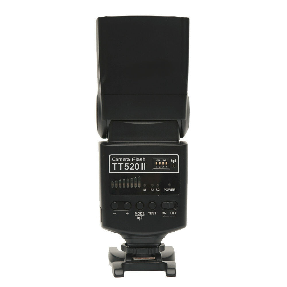 Camera Flash TT520II with Build-in 433MHz Wireless Signal for Canon/Nikon/Pentax/Sony/Fuji/Olympus DSLR Cameras