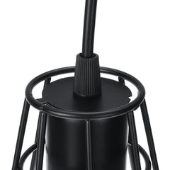 Chandelier Bronze Black Rust Pendant Light Wire Cage Hanging Light Fixture