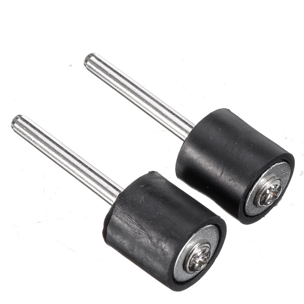 10pcs 1/2 Inch Sanding Drum 60 Grit Sleeves Polishing Bands with 3mm Shank Sanding Drum Mandrel