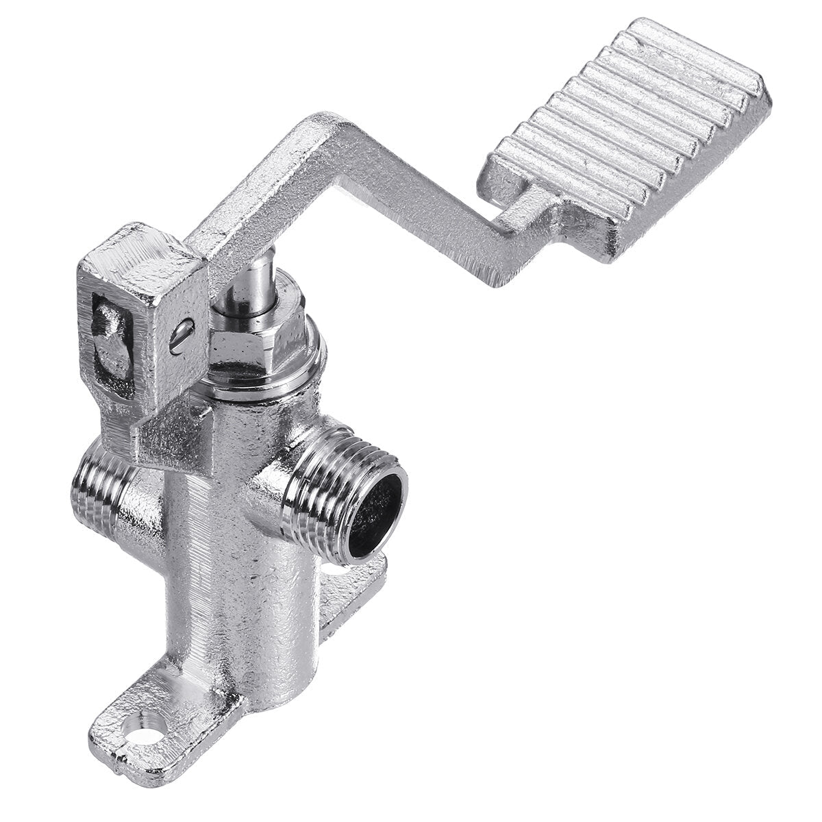 Durable Foot Pedal Valve Faucet Vertical Basin Switch Hospital Sink Tap