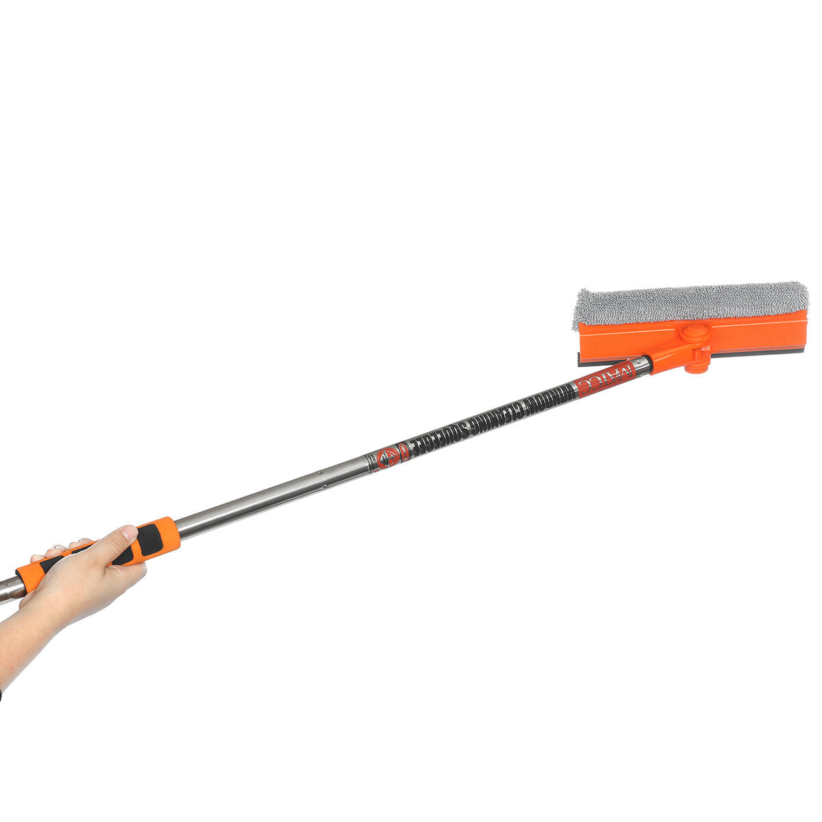 115cm Window Cleaning Squeegee EVA Mop Cover w/ Sponge Rotatable Brush Head Household Accessories