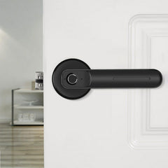 Electronic Fingerprint Door Lock Sensitive Smart Digital Door Handle Lock for Hotel Home Office
