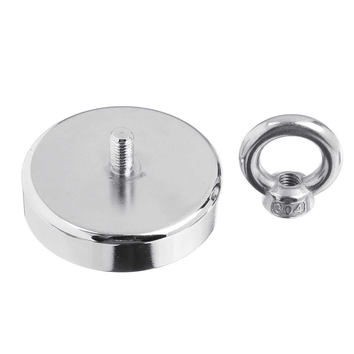200KG D67mm Neodymium Recovery Magnet Sea Fishing Metal Treasure Hunting Recovery Magnet