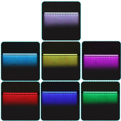 Dimmable 72CM 24W Bluetooth APP Controlled RGB LED Aquarium Lighting Adjustable Top Light Suitable for Aquarium/Fish Tank
