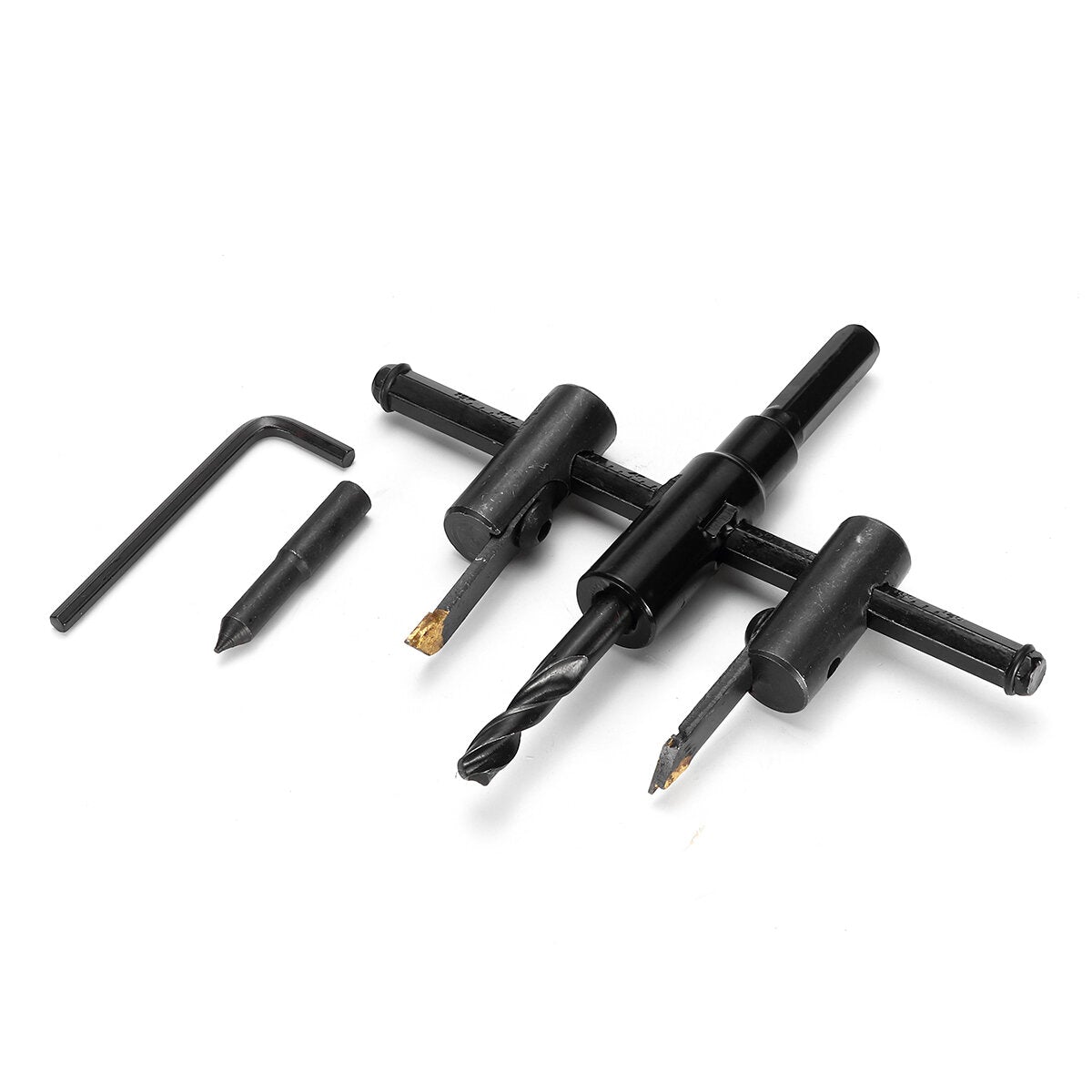 40-120/200/300mm Adjustable Circle Hole Cutter Wood Drywall Drill Bit Saw Round Cutting Blade